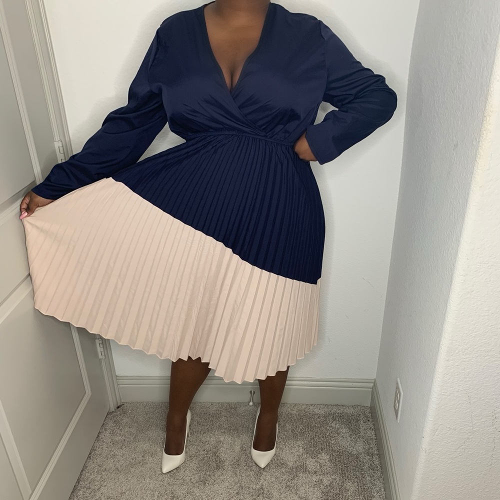 Pleated dress